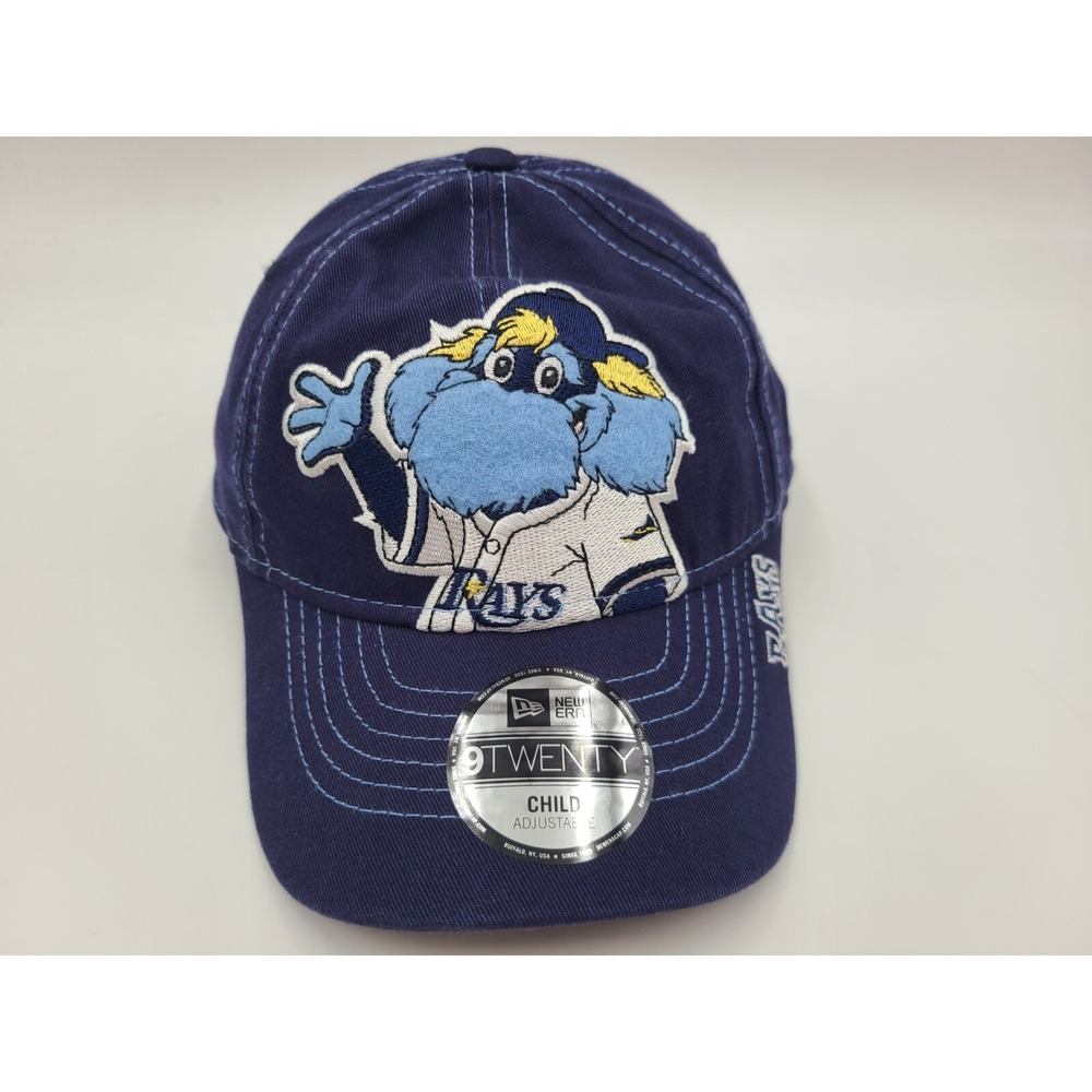 Child Tampa Bay Rays Raymond Mascot New Era 9Twenty Snapback Hat Cap MLB Blue